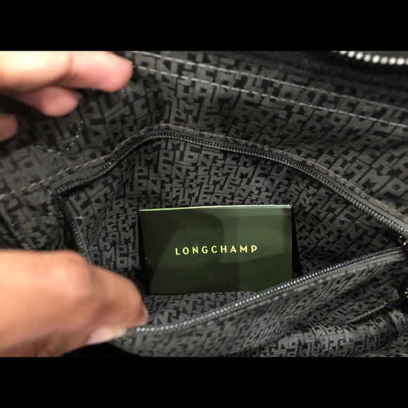 Longchamp Le Pliage Cuir Black Leather - Picture 7 of 10